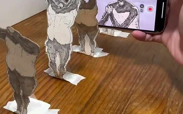 Zo, die is creatief met papier