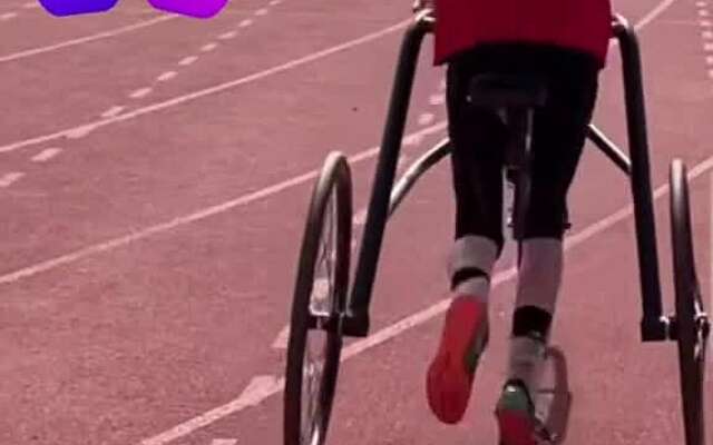 Ook met een handicap kun je de 100m sprint lopen