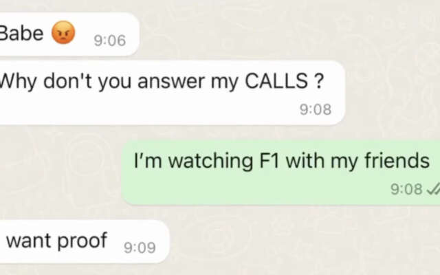 Je vriendin overtuigen dat je F1 aan het kijken bent