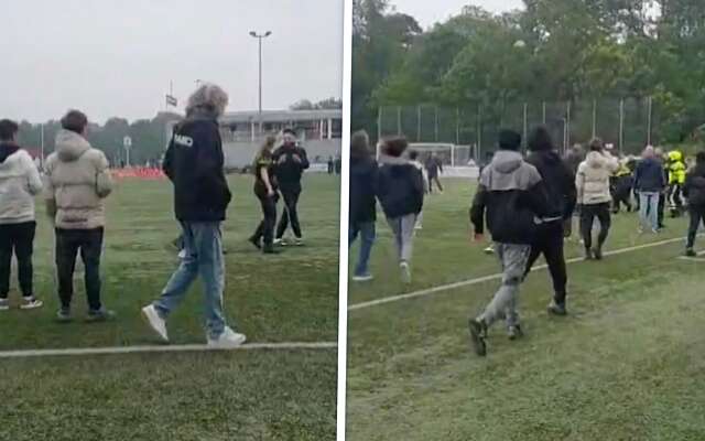 Voetbalwedstrijd in Den Haag tussen 16-jarigen ontaardt in een massale vechtpartij