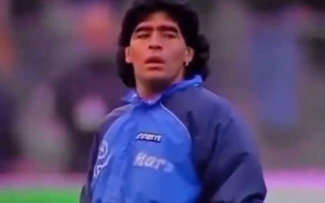 Zou Diego Maradona nuchter geweest zijn tijdens deze warming-up?