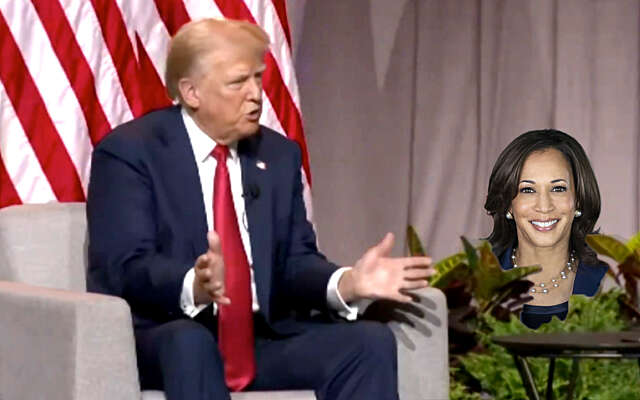 Donald Trump over Kamala Harris: "Eerst was ze Indiaas en nu is ze ineens zwart"