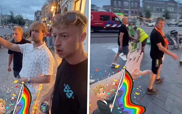 Bezoekers van de Pride Amsterdam op bijzondere manier uitgezwaaid door locals