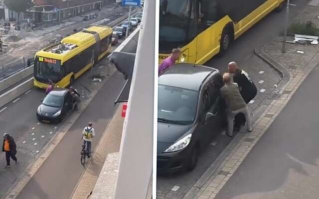 Man veroorzaakt dikke verkeersinfarct in Utrecht na “asociale” parkeeractie