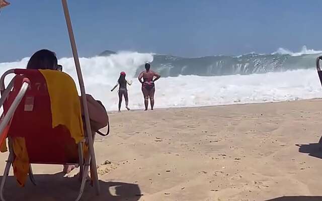 Niet zo'n ontspannend dagje op het strand