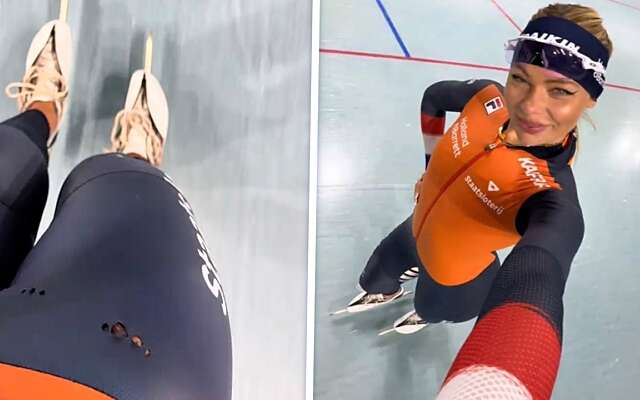 Dit is de reden dat Jutta Leerdam altijd vreemde gaten in haar schaatspak heeft