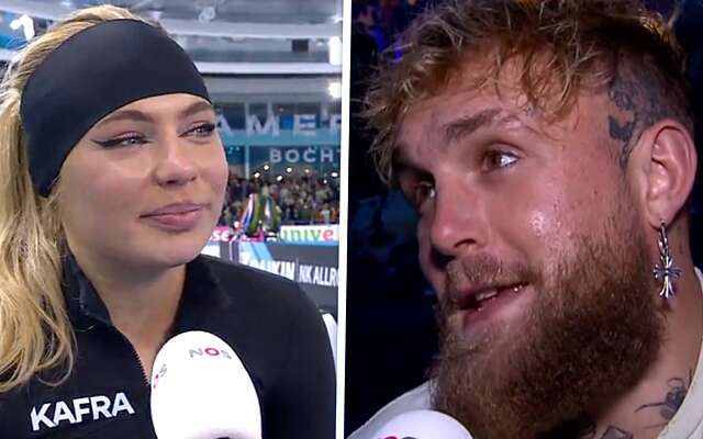 Jake Paul reageert op dubbele overwinning van Jutta Leerdam op NK: "Ik voel vlinders"