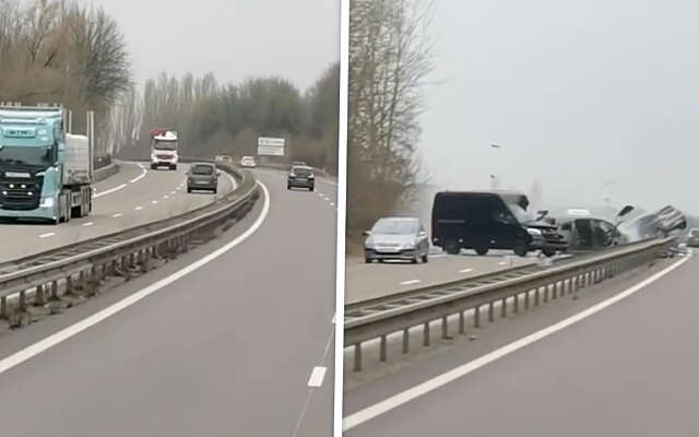 Enorme ravage op Franse A30: Nederlander (70) overleden door frontale aanrijding met spookrijder