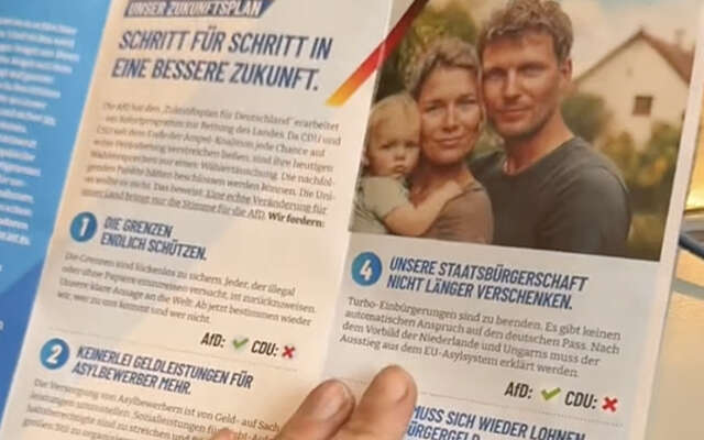 Zou deze AfD-folder bewust zo zijn gemaakt?