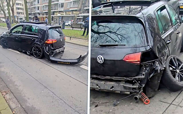 Piepjonge coureur verliest straatrace en kan z'n Golf GTE meteen naar de sloop brengen