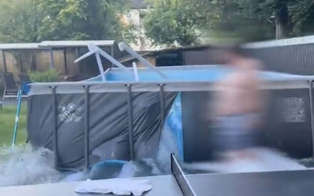 Dit is ook een manier om je zwembad leeg te laten lopen