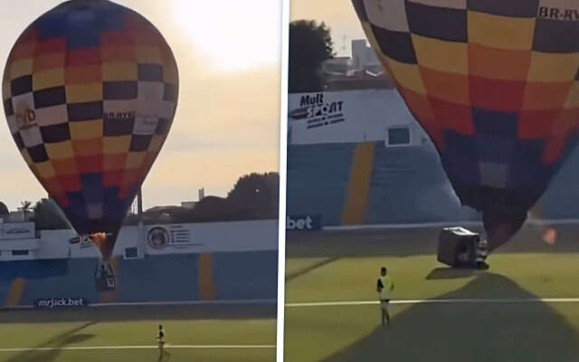 Een luchtballon parkeren is toch een stuk lastiger dan je denkt