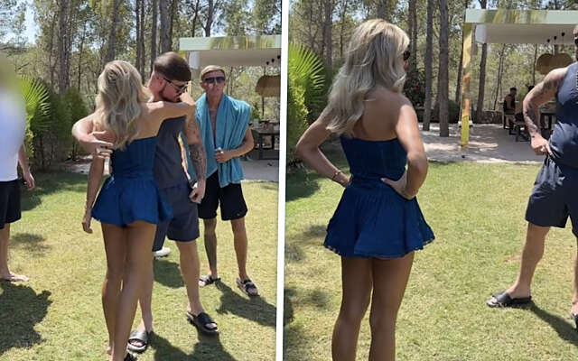 Een bijzonder ongemakkelijke ontmoeting tussen Bonnie Blue en Ibiza Final Boss