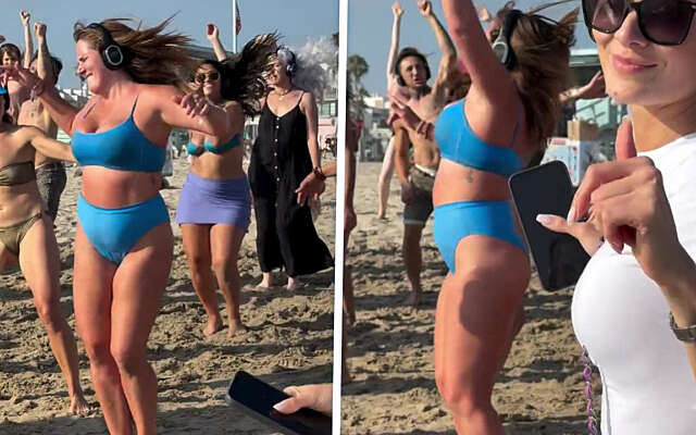 Niemand kan tippen aan deze silent disco-pro op Venice Beach
