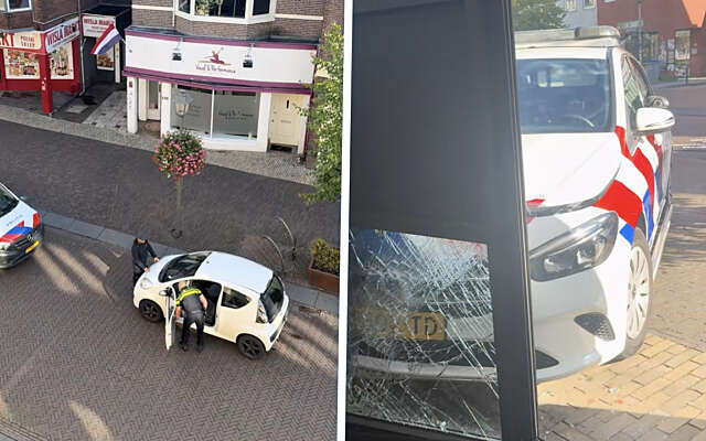 Politie beukt dwars door gevel nadat verdachte ontsnapt in Zaandam