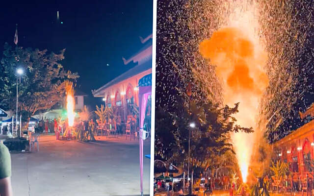 Als je voor de verandering een Romeinse kaars uit Thailand bestelt