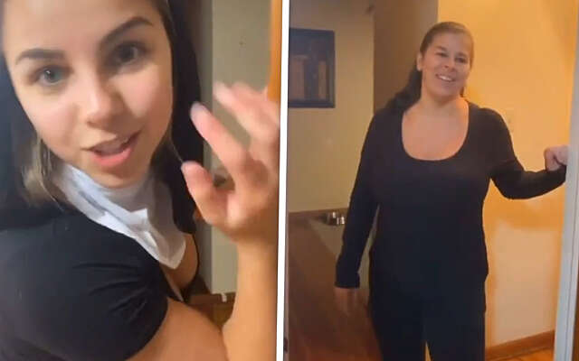 Moeders kan de Halloween-outfit van haar dochter niet echt waarderen