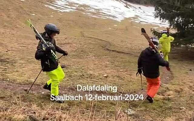 Een ruige dalafdaling in Saalbach